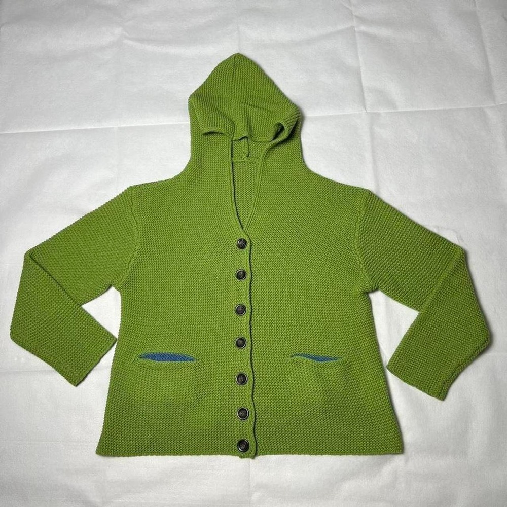 Misslook Cardigan Sweater Hooodie Women Green